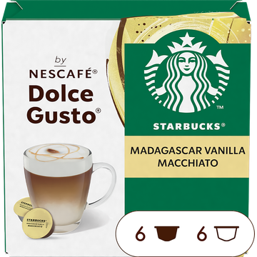 Starbucks by Nescafé Dolce Gusto Madagascar Vanilla Macchiato 12 Koffiecups