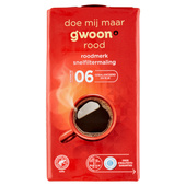g'woon snelfilterkoffie rood