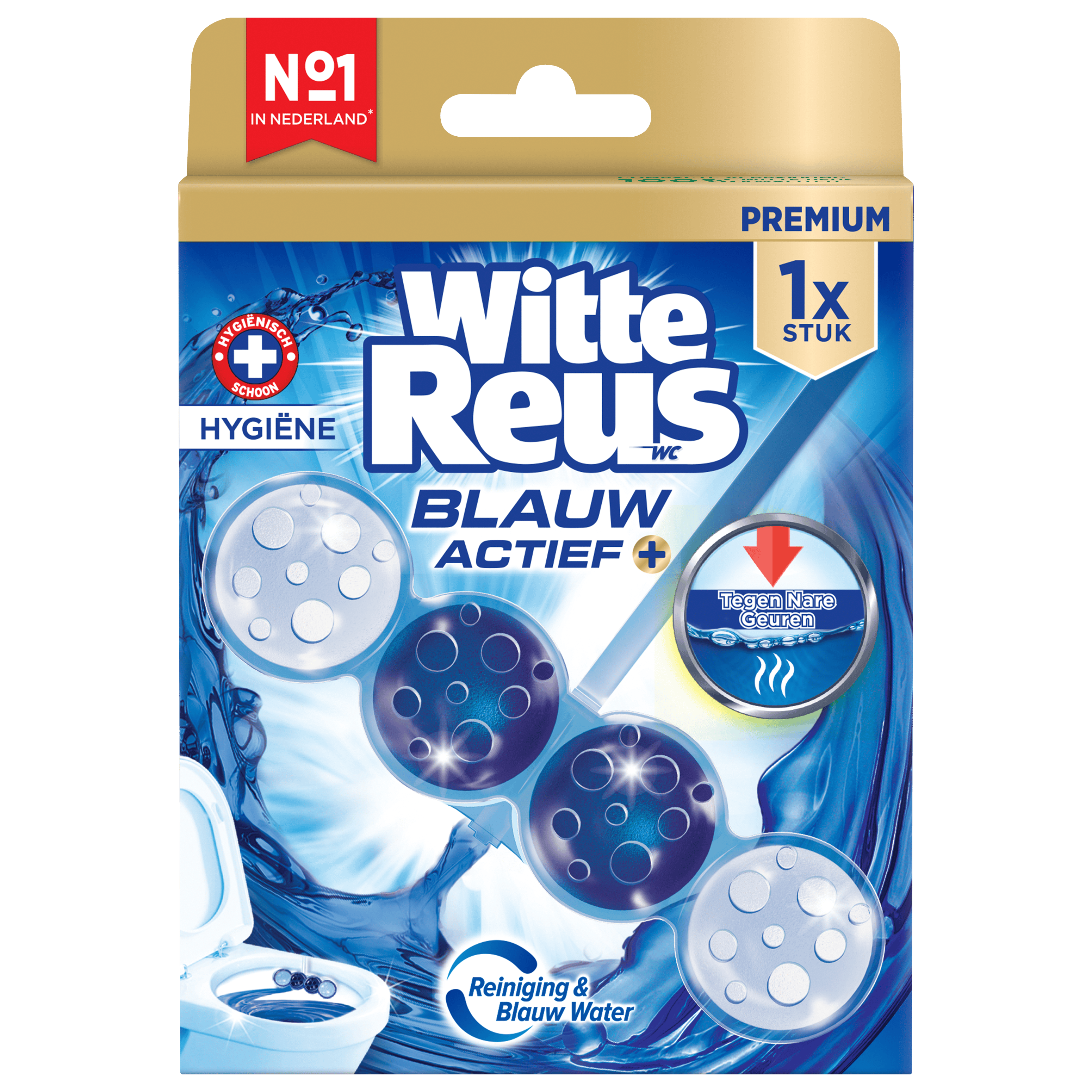 Witte Reus Toiletblok Self Active Hygiene