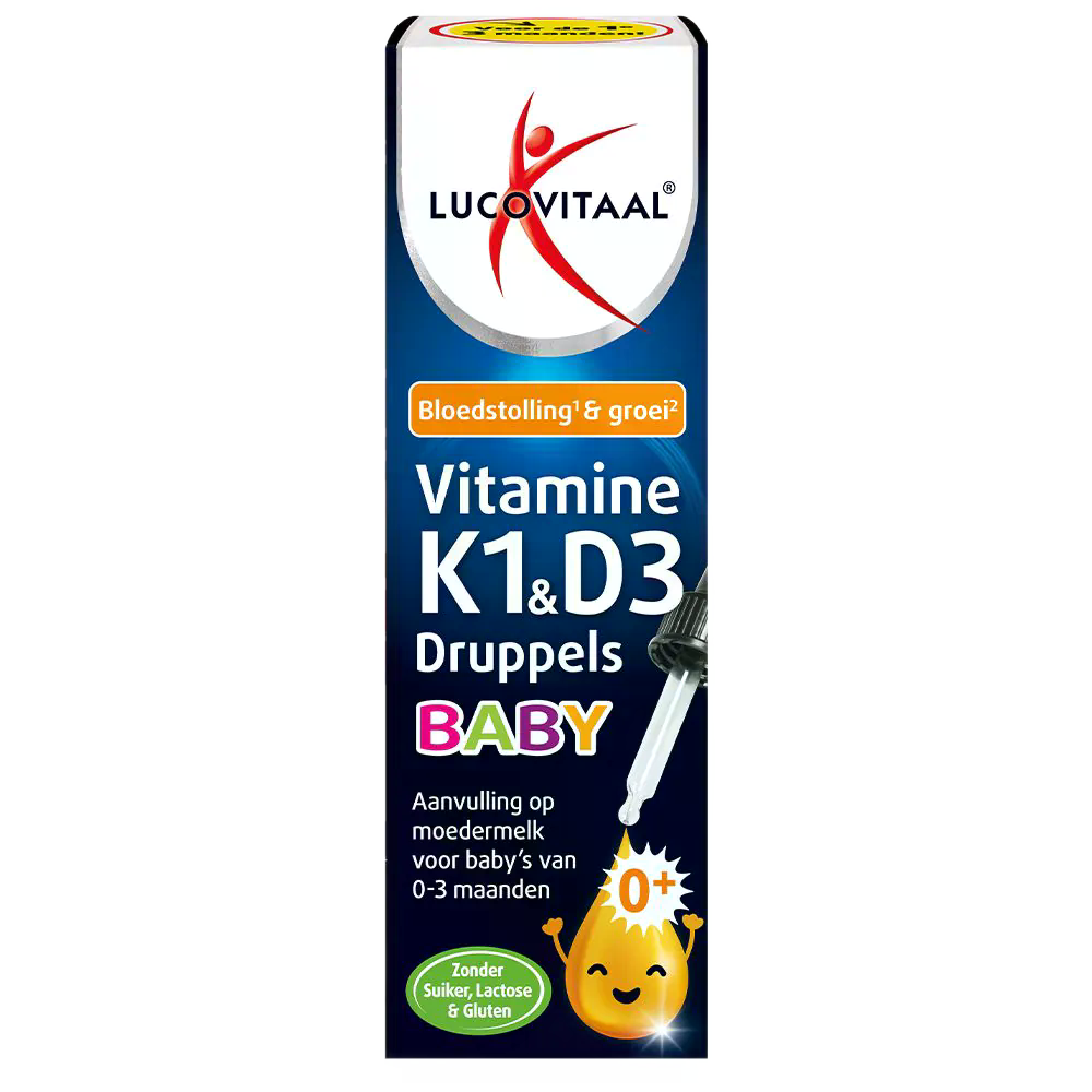 Lucovitaal K1 & D3 Vitamine Druppels Baby 14,5 Ml