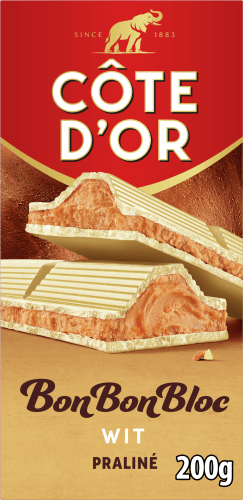 Côte d'Or Bonbonbloc praline wit