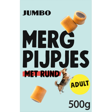 Jumbo Mergpijpjes met Rund Adult 500 g