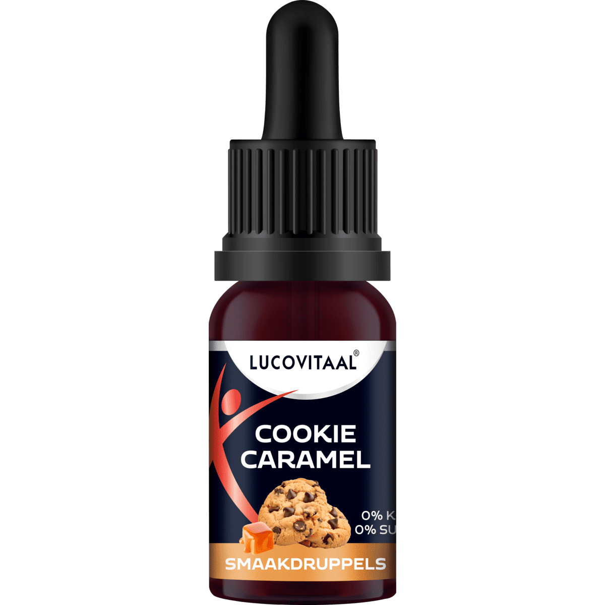 Lucovitaal Smaakdruppels Cookie Caramel Suikervrij 20 ml
