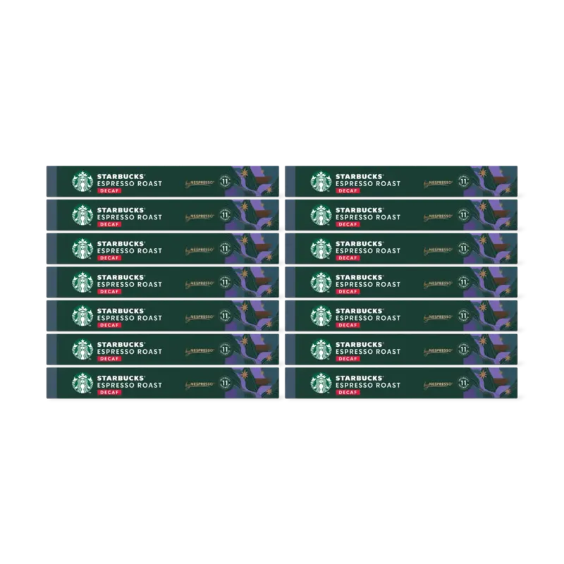 Starbucks Nespresso decaf espresso roast 14-pck