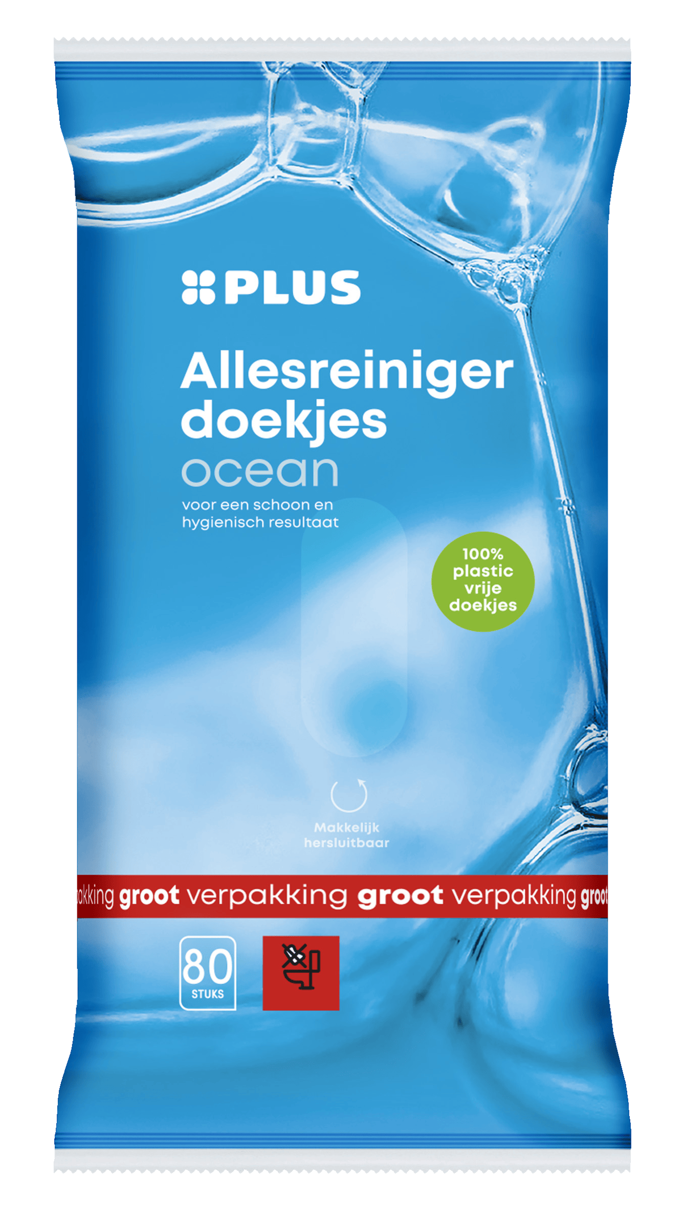 PLUS Allesreiniger doekjes ocean plasticvr.