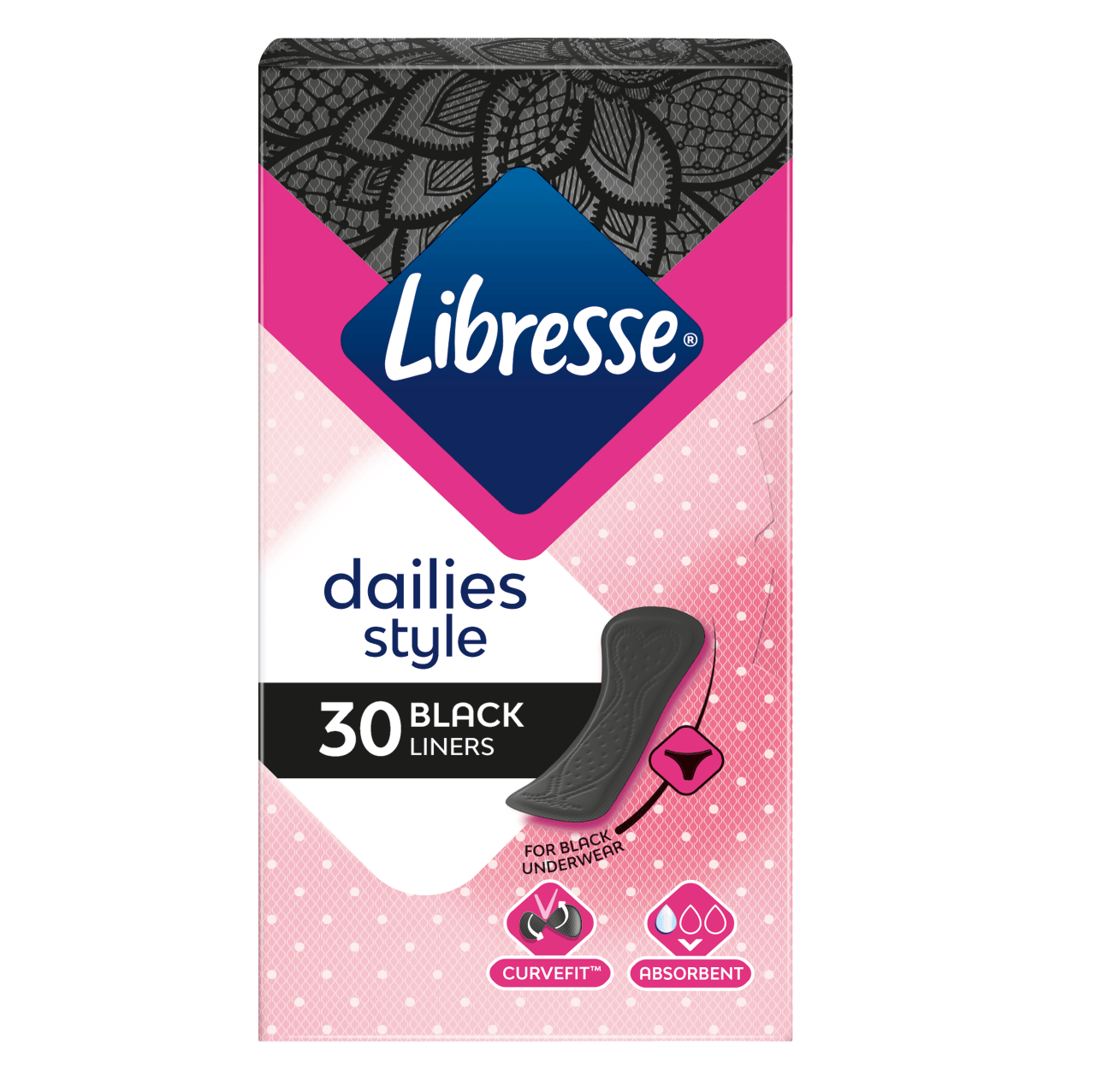 Libresse Inleg normal black