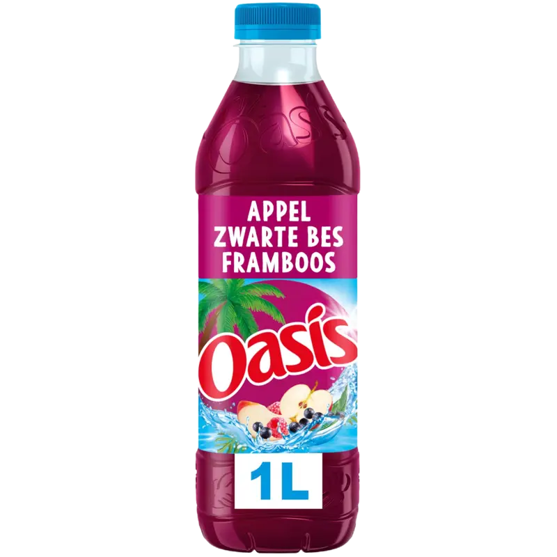 Oasis Appel zwarte bes framboos