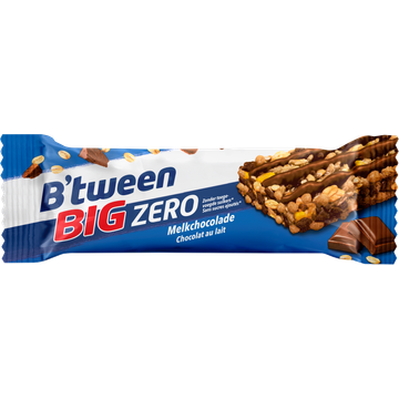 HERO B'tween Zero Granenreep BIG Zero Melkchocolade 40g