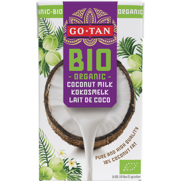 Go-Tan Biologische Kokosmelk 250ml