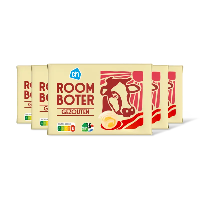AH Roomboter gezouten 5-pack