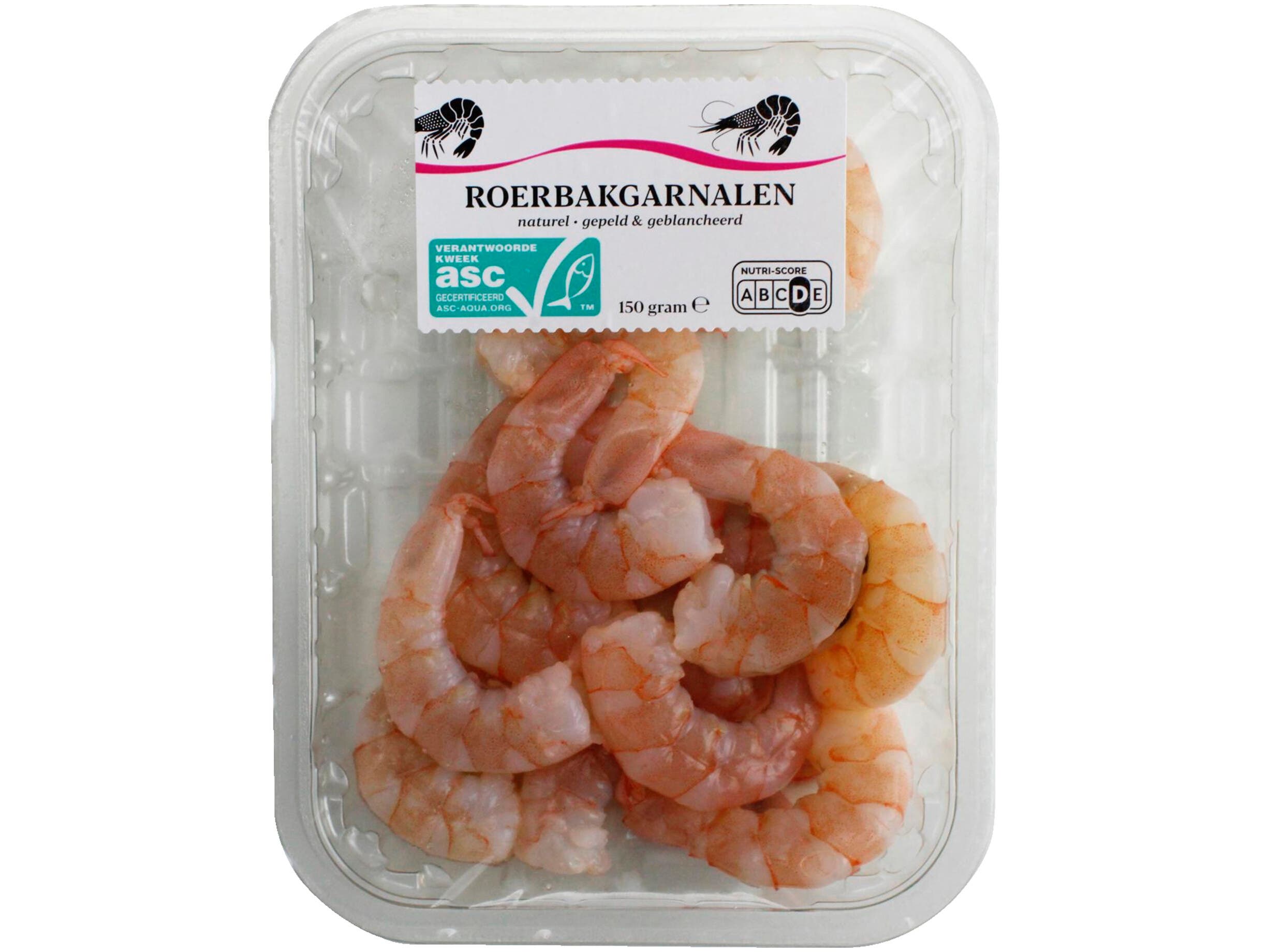 Wokgarnalen naturel