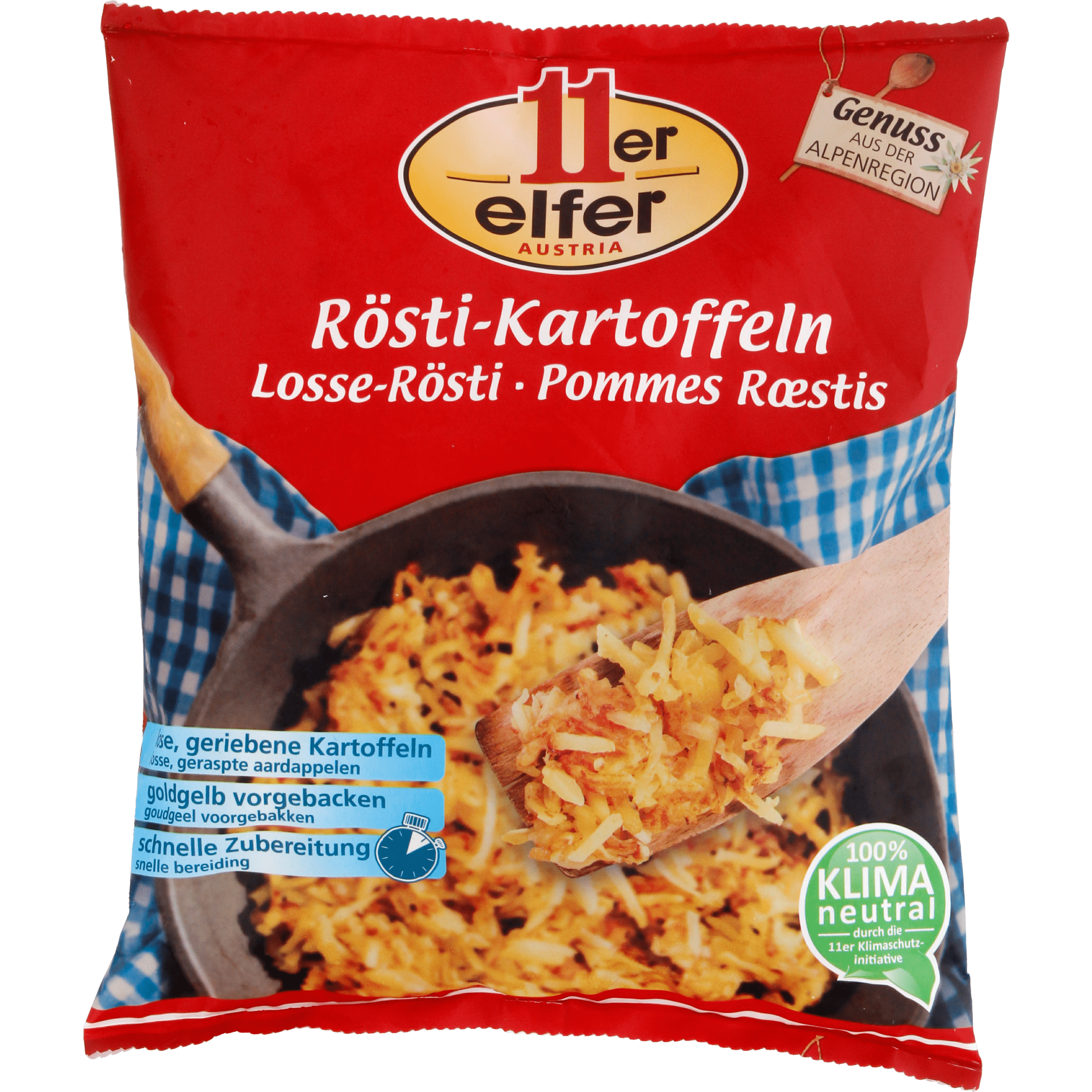 11er Voorgebakken losse Rösti