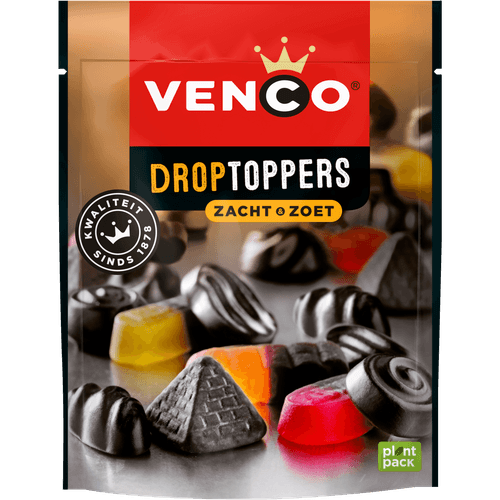 Venco Droptoppers zacht-zoet