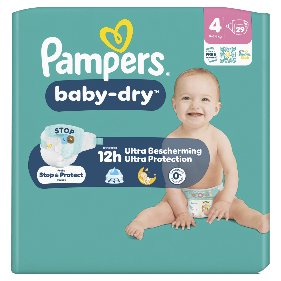 Pampers Baby-dry maat 4