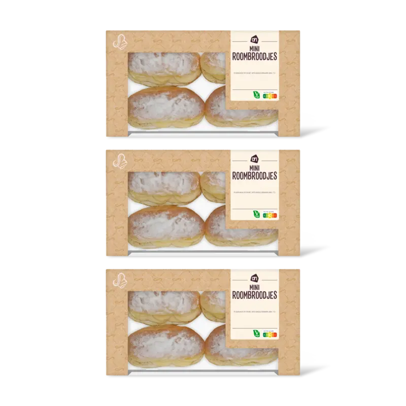 AH Mini roombroodjes 3-pack