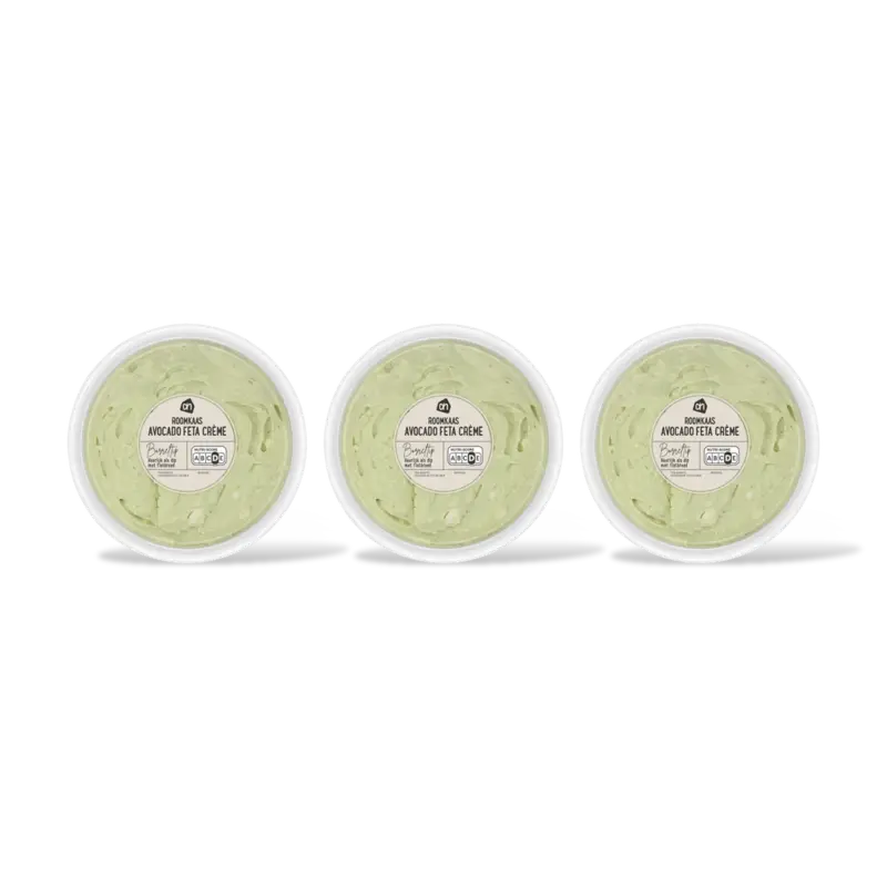 AH Roomkaas avocado feta crÃ¨me 3-pack