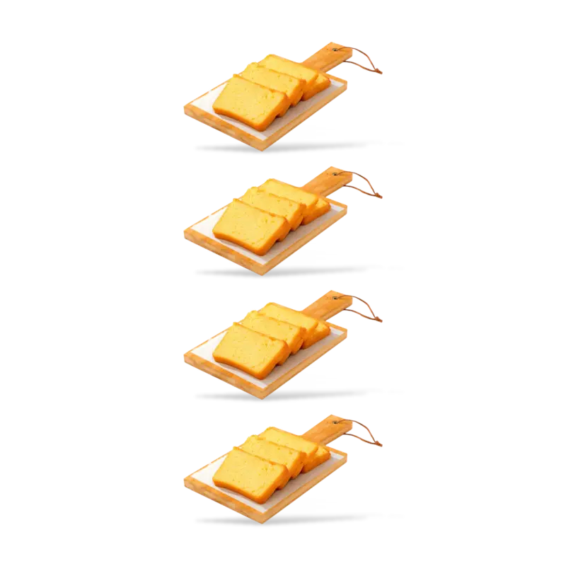 AH Roomboter cakeplakjes naturel 4-pack