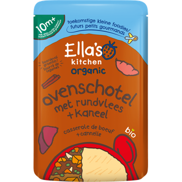 Ella's Kitchen Organic Ovenschotel met Rundvlees + Kaneel 10+ Maanden 190 g