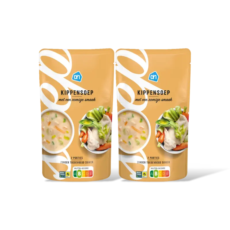 AH Romige kippensoep 2-pack