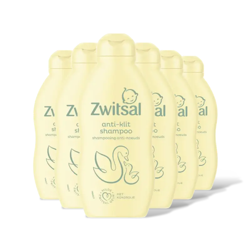 Zwitsal Baby & kids anti-klit shampoo 6-pack