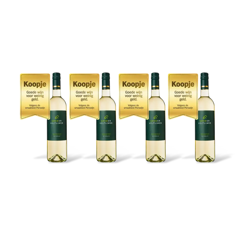 Grüner veltliner 4 flessen