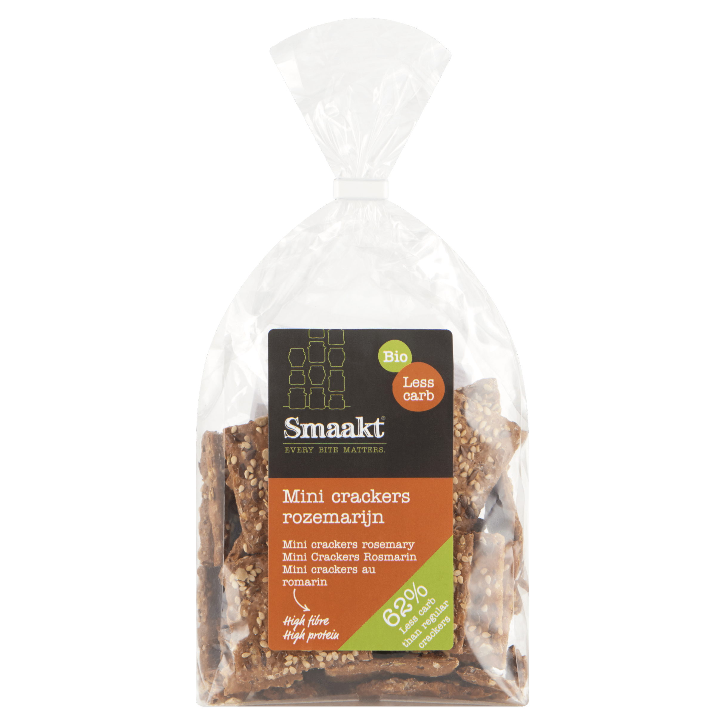 Smaakt Less Carb Minicracker rozemarijn