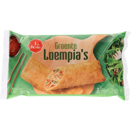 1 de Beste Loempia groente 2 stuks