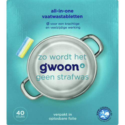 G'woon Vaatwastabletten all-in 1