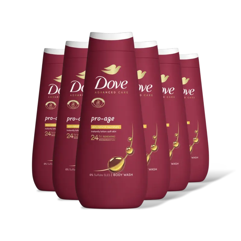 Dove Pro-age douchegel 6-pack