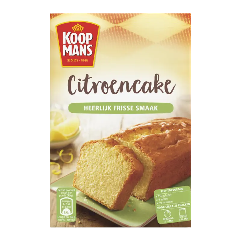 Koopmans Mix voor citroencake