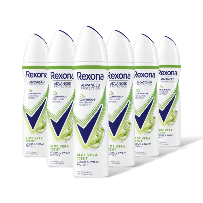 Rexona Fresh aloe vera anti-transp spray 6-pack