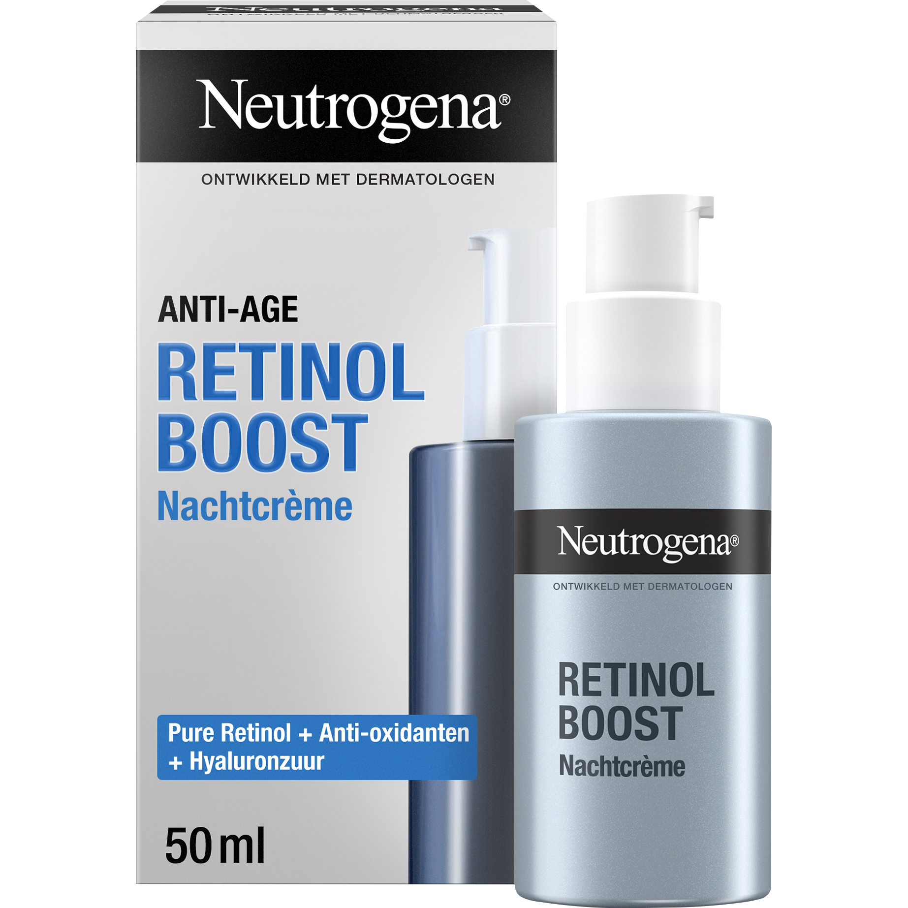 Neutrogena® Retinol Boost Anti-Age Nachtcrème Oudere Huid 50 ML