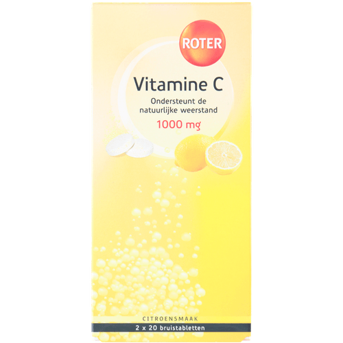 Roter Vitamine c bruistabletten duopak citroen