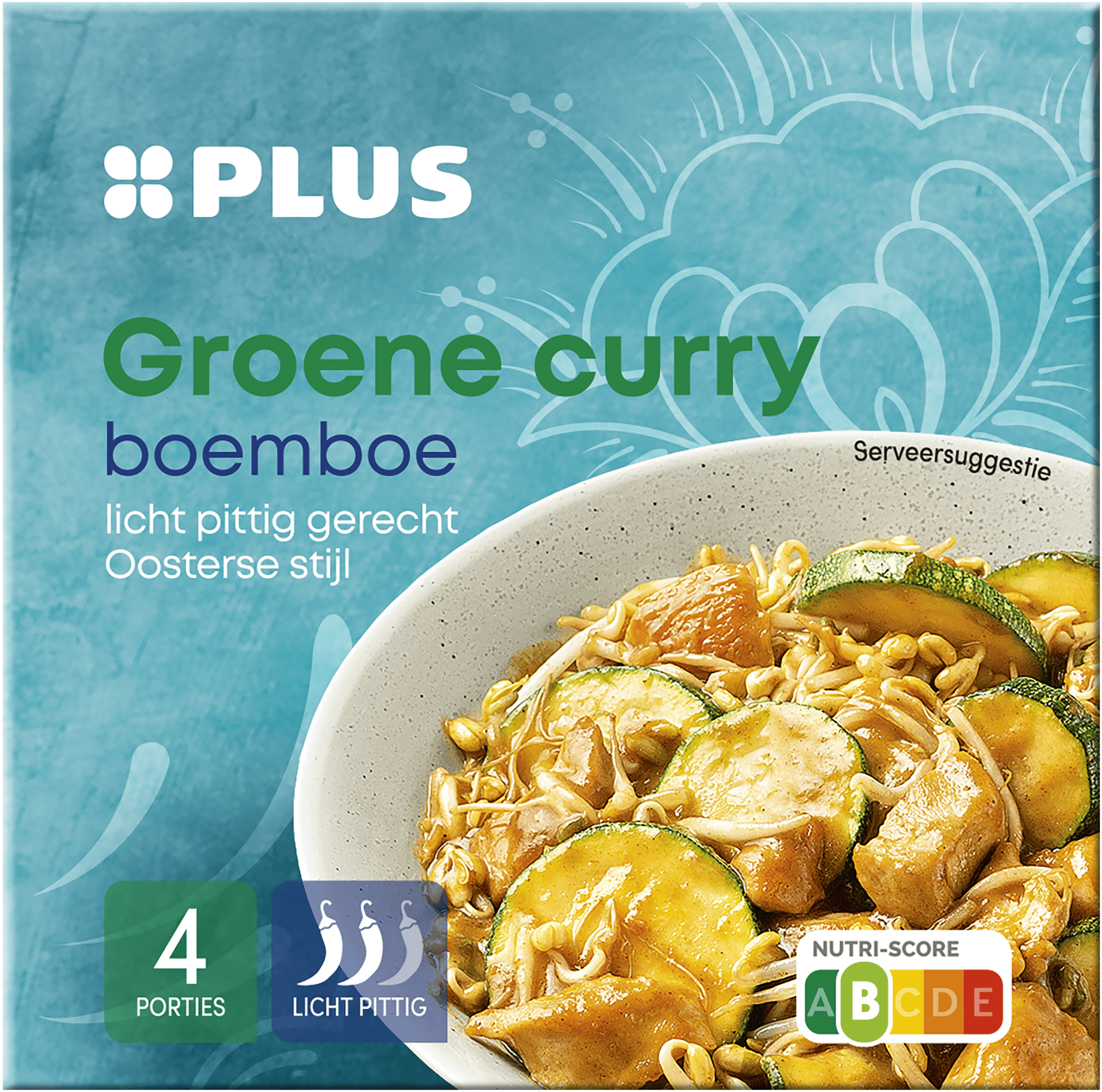 PLUS Boemboe groene curry