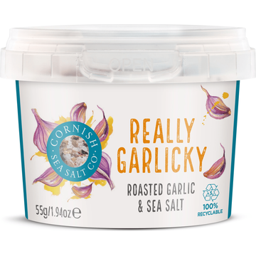 Cornish Sea Salt Really Garlicky 55g