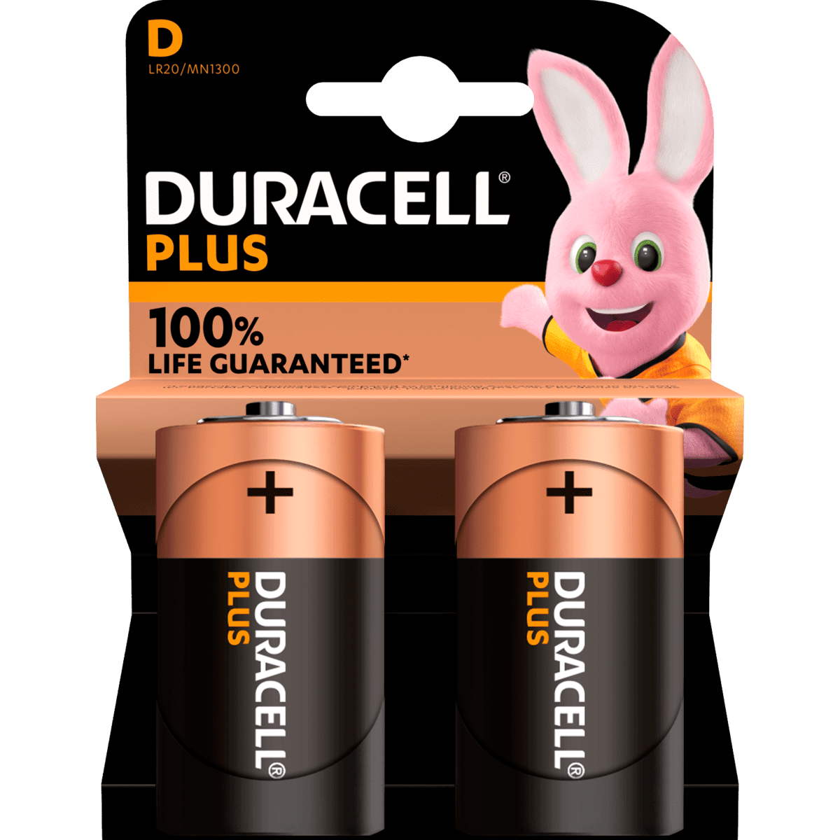 Duracell Batterijen Alkaline Plus D 2 stuks