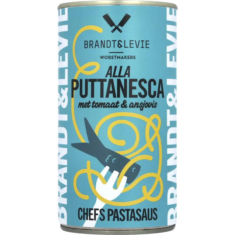 Brandt & Levie Pastasaus puttanesca met ansjovis