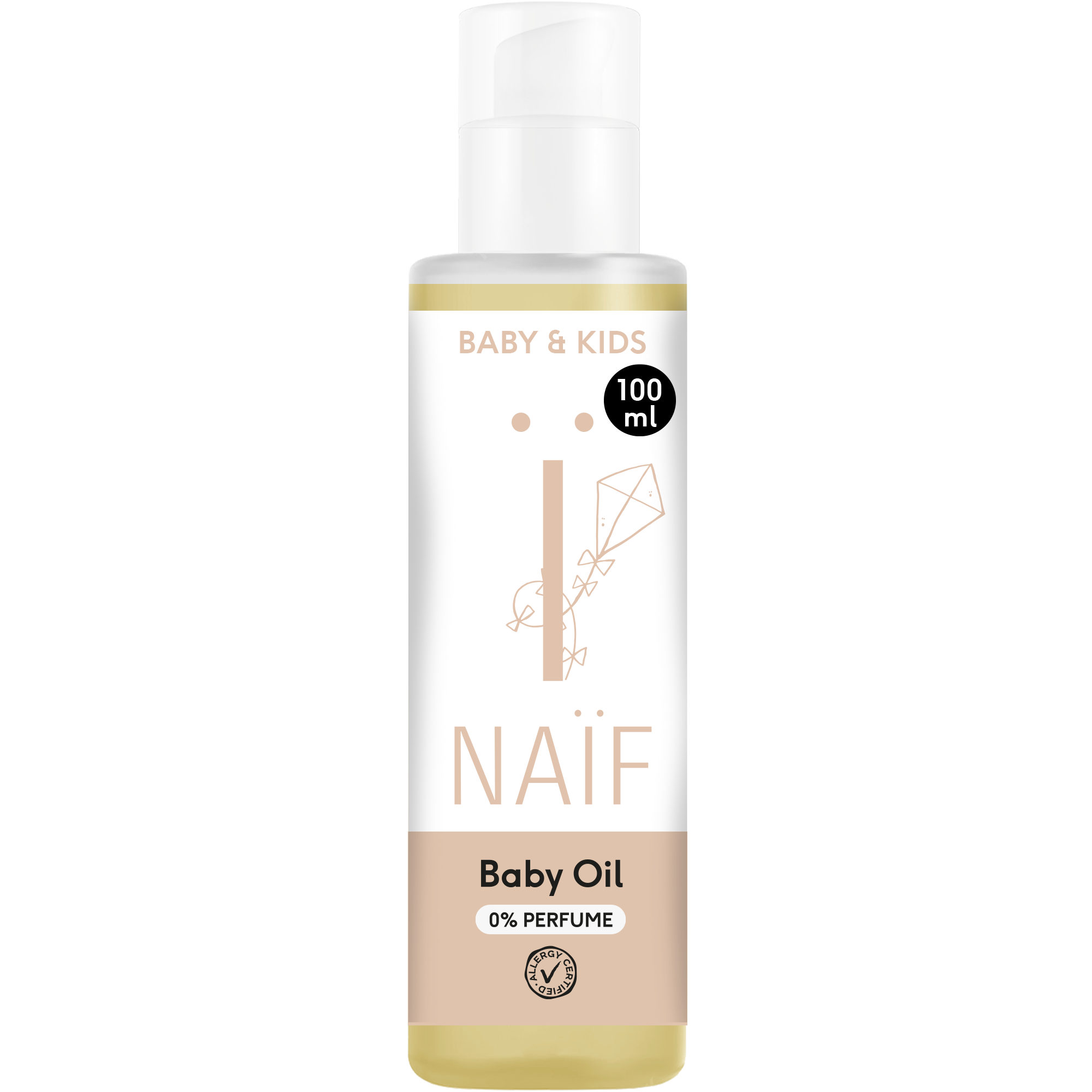 Naïf Baby & Kids Babyolie 0% Parfum 100 ML