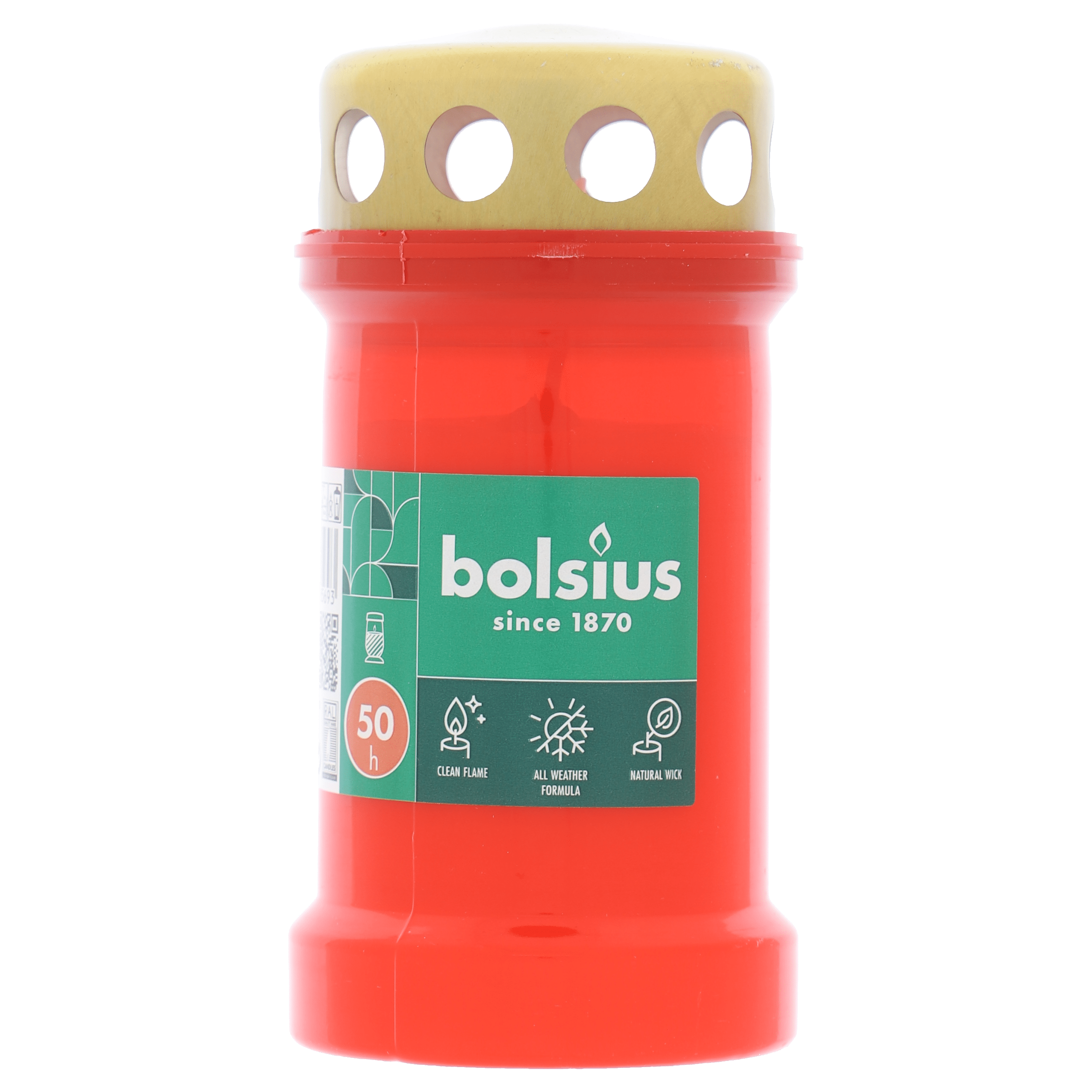 Bolsius Herdenkingslicht nr 3 met deksel