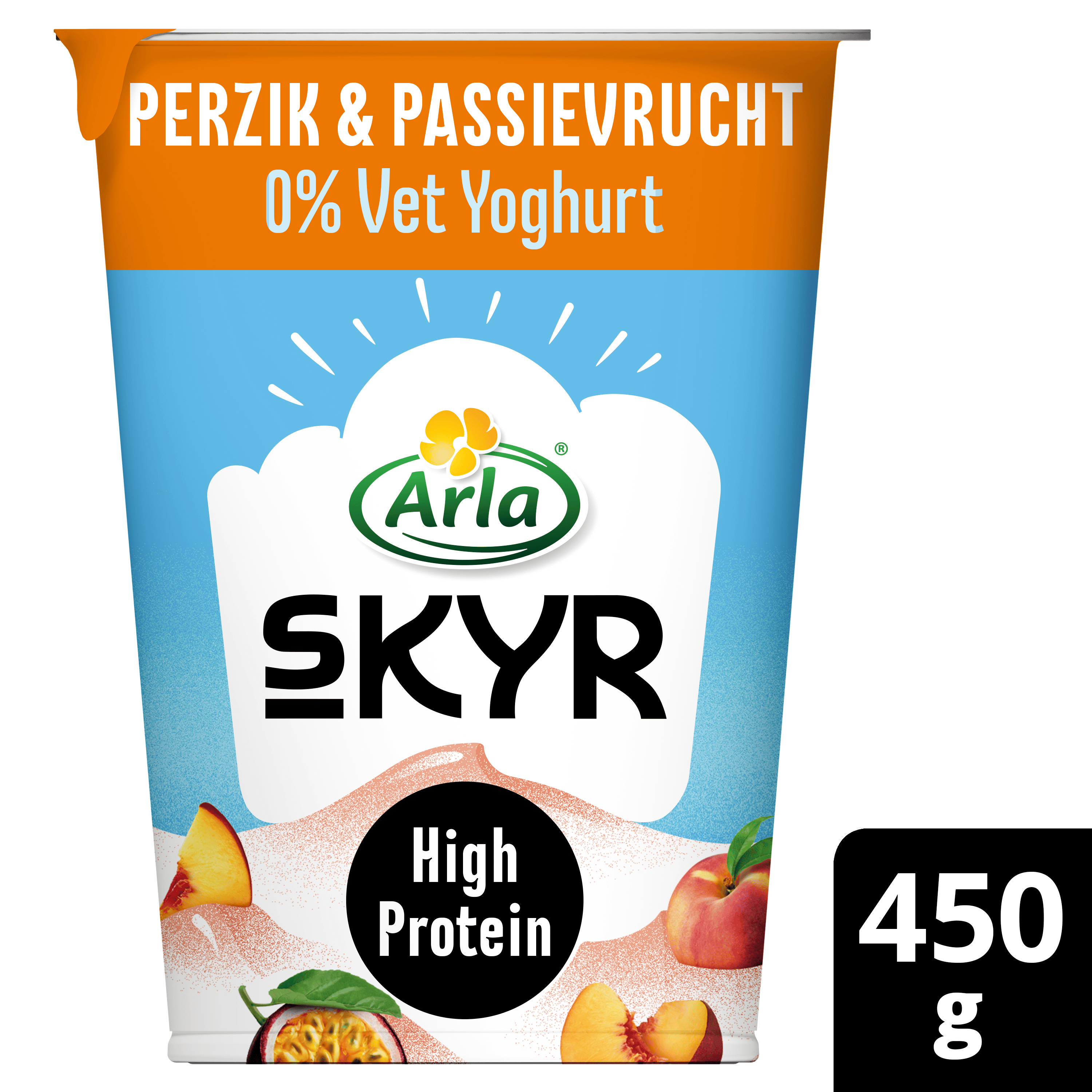 Arla Skyr peach & passionfr 0% vet