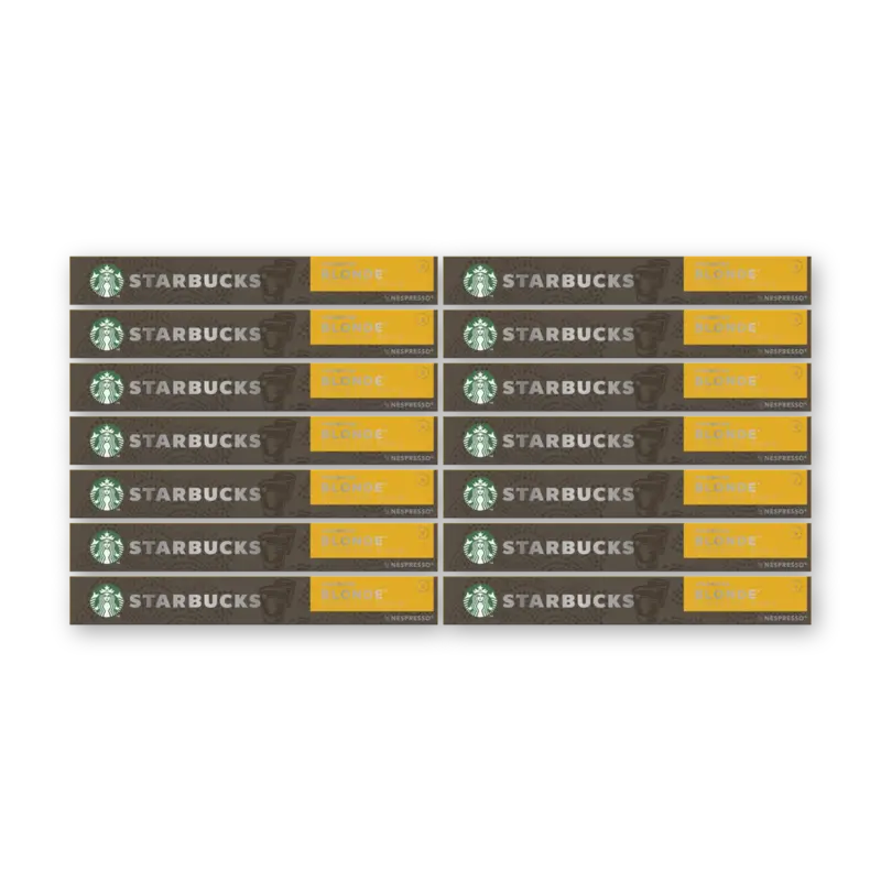 Starbucks Nespresso blonde espresso roast cap 14pk