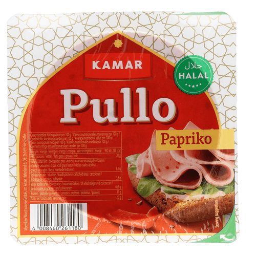 Kamar Kipboterhamworst paprika