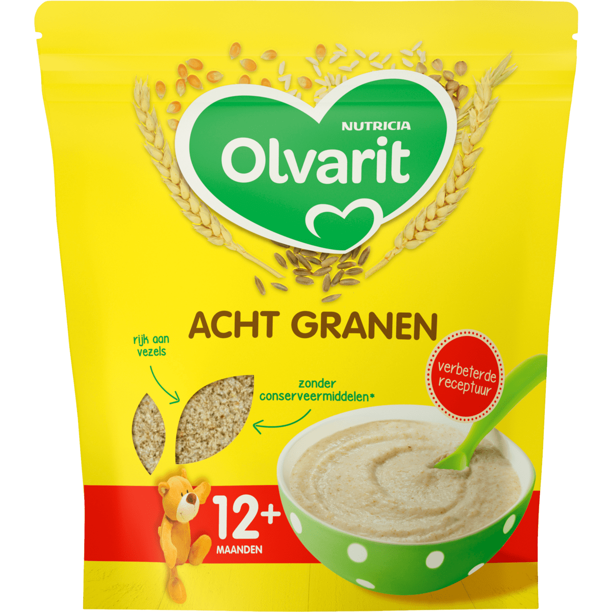 Olvarit Acht Granen 12+ Maanden 200 gram