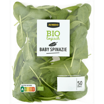 Jumbo Biologisch Baby Spinazie 50 g