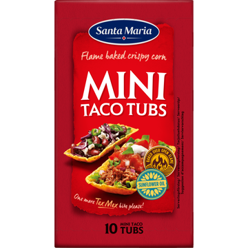 Santa Maria Mini Taco Tubs 10 Stuks 86 g