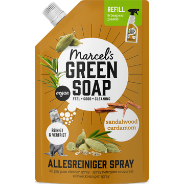 Marcel's Green Soap Allesreiniger Spray Sandalwood Cardamom Refill Pack 500 ml