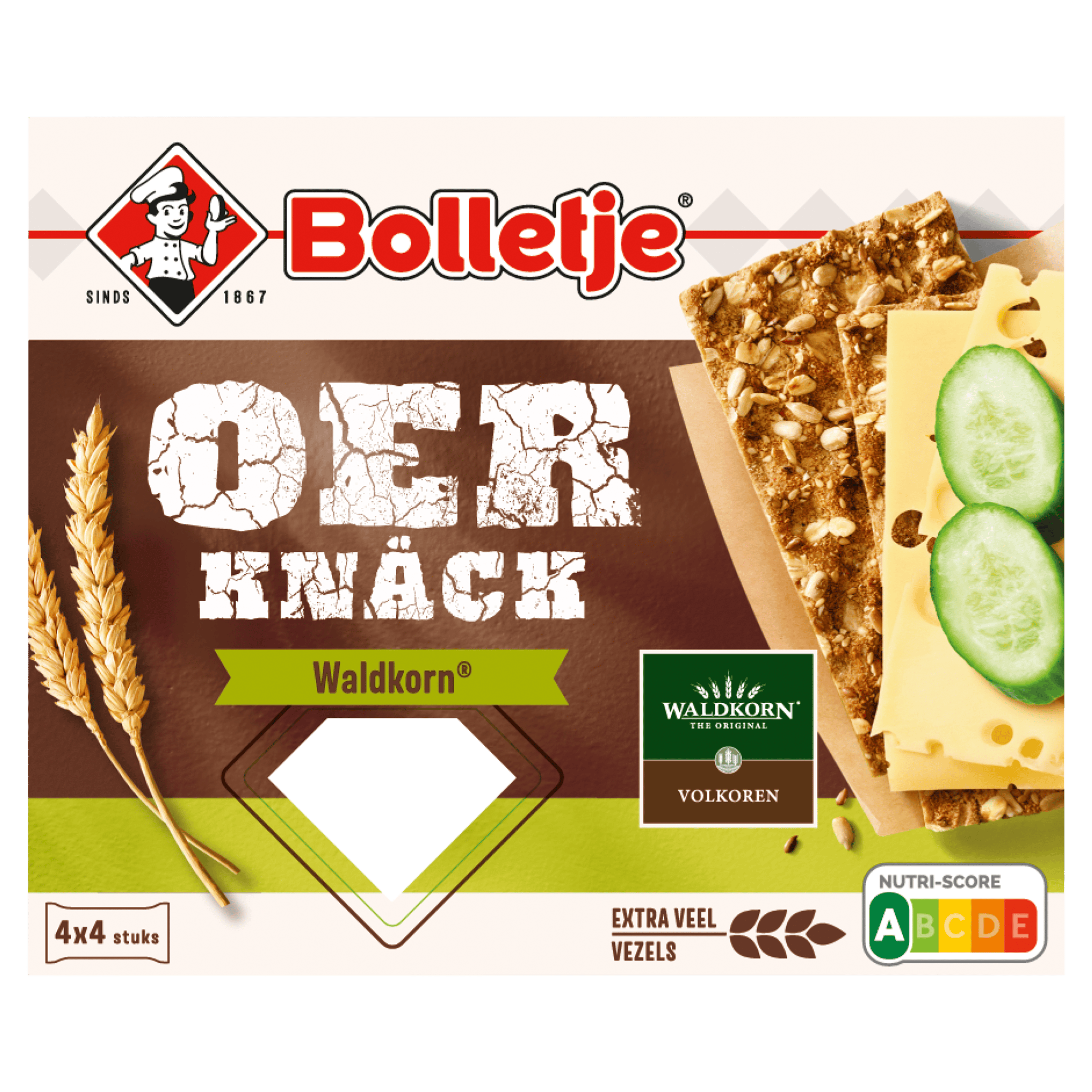 Bolletje Oerknäck waldkorn