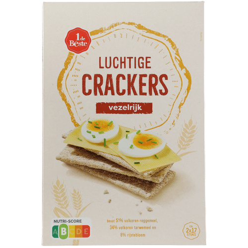1 de Beste Luchtige crackers volkoren