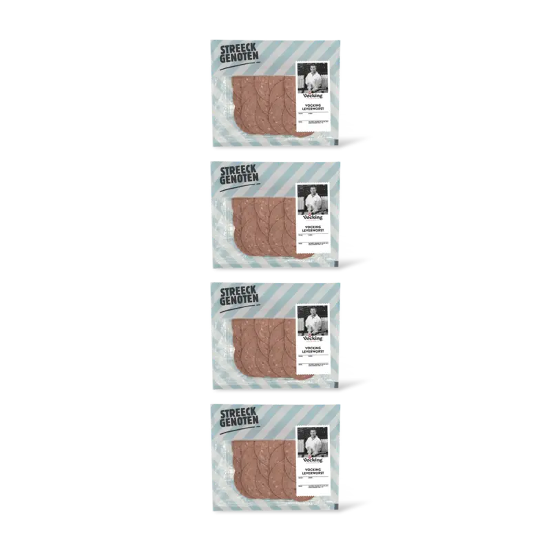 Streeckgenoten Vocking leverworst 4-pack