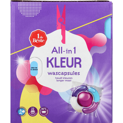 1 de Beste Wascapsules kleur